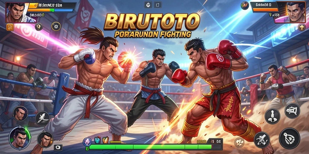 Tampilan aksi seru dalam pertarungan BIRUTOTO yang mendebarkan.