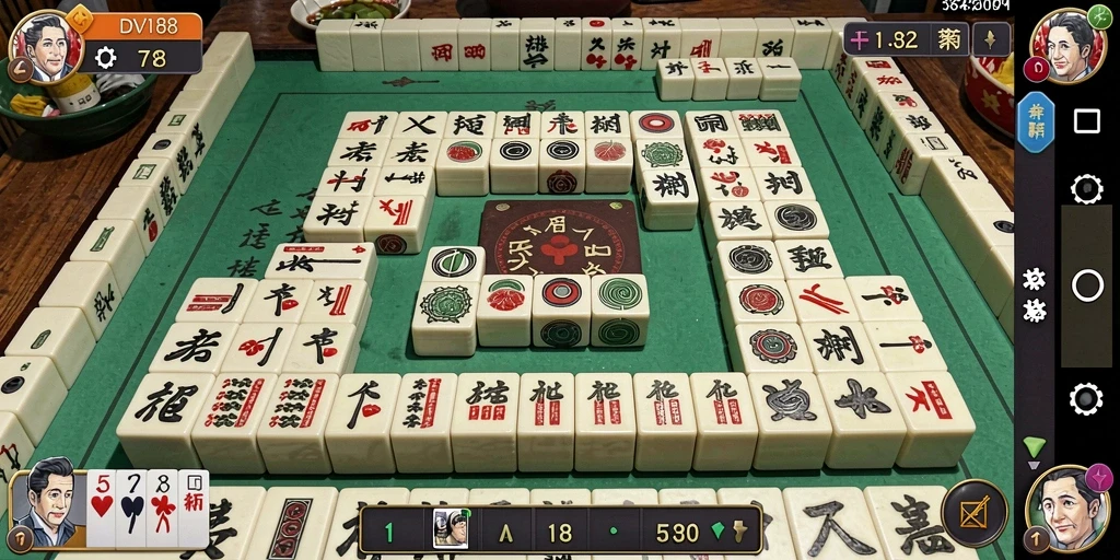 Gameplay seru Mahjong di DV188 dengan tantangan menarik.