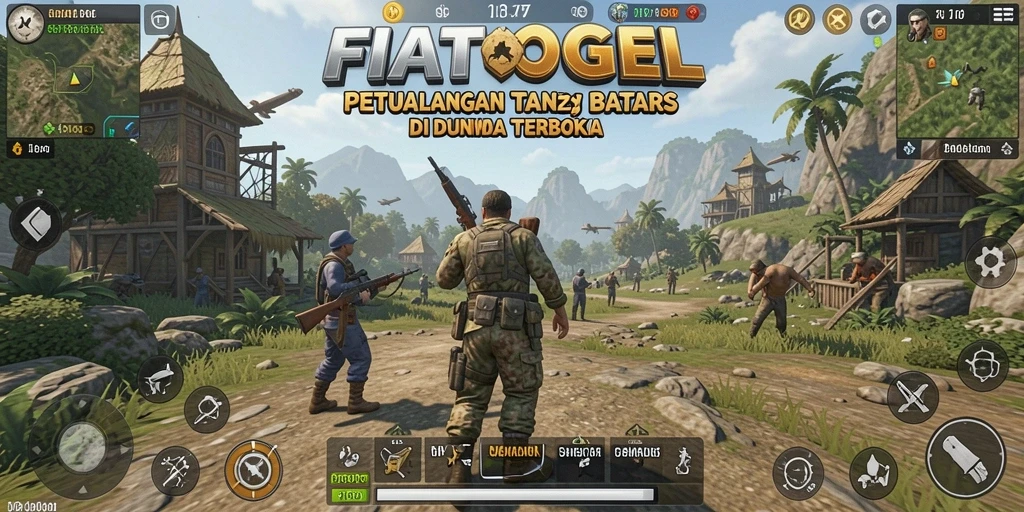 Tampilan gameplay menakjubkan dari dunia terbuka FIATOGEL.