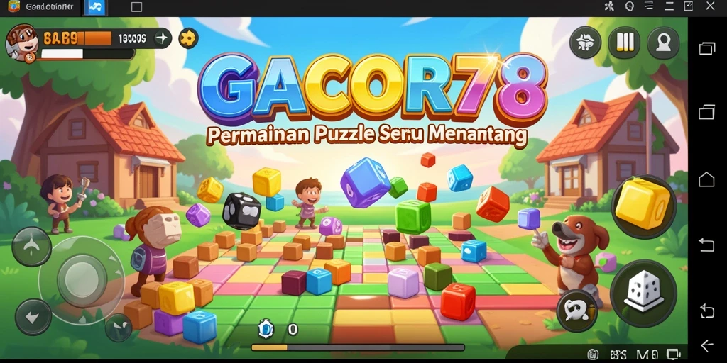 Screenshot GACOR78 menampilkan gameplay puzzle yang mendebarkan.
