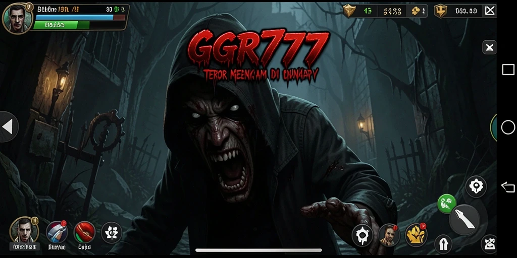 Gameplay GGR777 menampilkan suasana Horror yang mencekam dan penuh ketegangan.