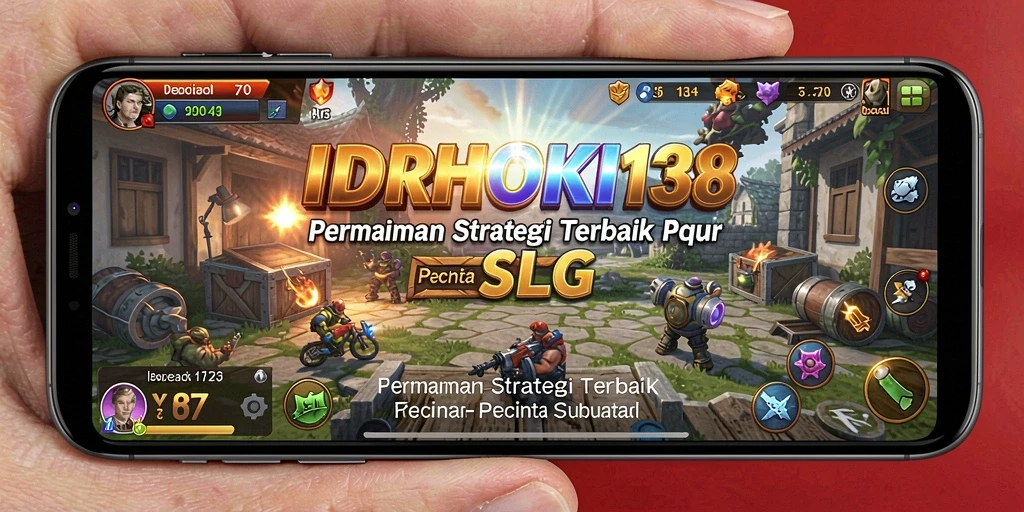 Tangkapan layar gameplay menampilkan pertempuran strategi yang seru.