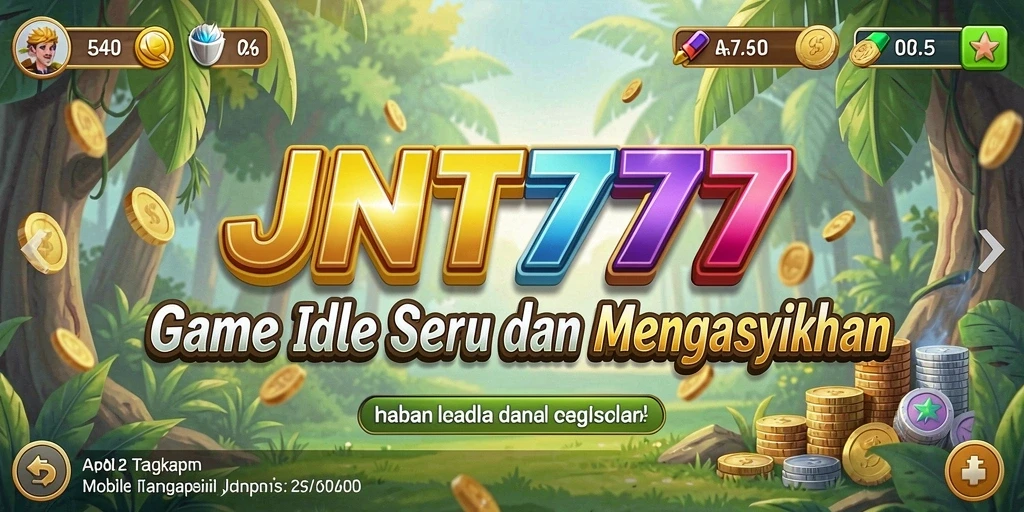 Tampilan gameplay menarik dari JNT777 saat karakter berkembang.