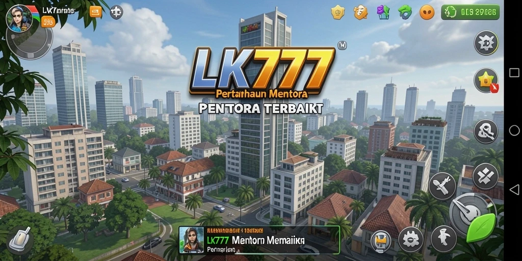 Screenshot LK777 menunjukkan gameplay menara pertahanan yang menegangkan.