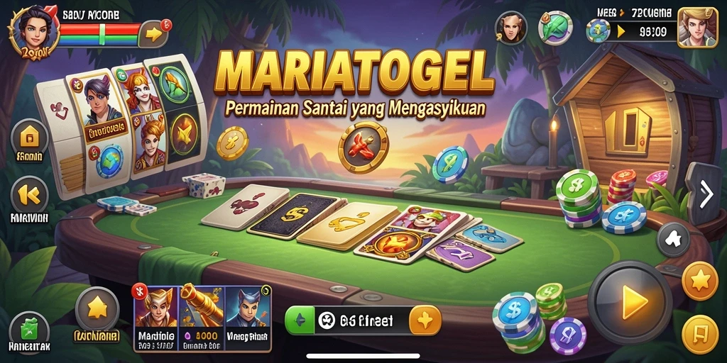 Tampilan gameplay MARIATOGEL yang seru dan interaktif.