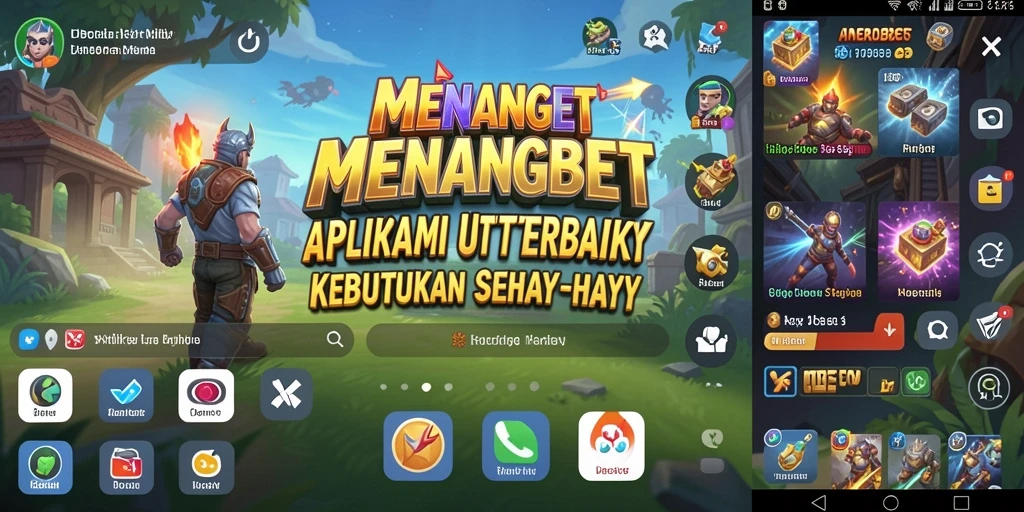 Tampilan antarmuka pengguna yang bersih dan fungsional dari MENANGBET.