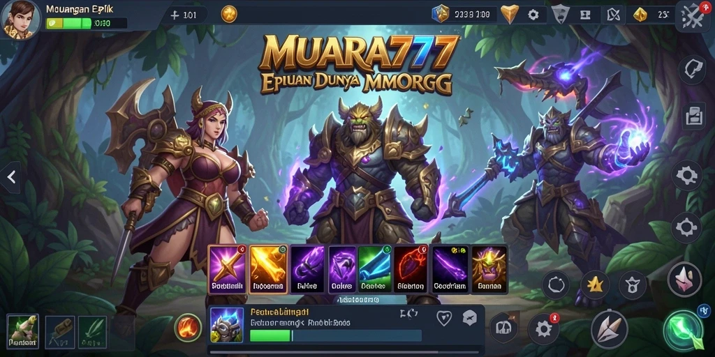 Tampilan gameplay epik dari MUARA777 yang penuh aksi seru.