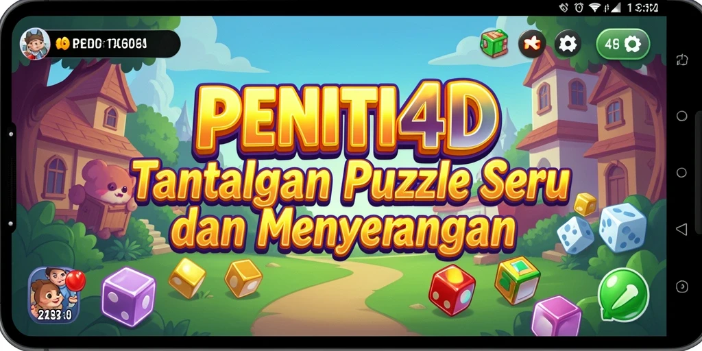 Tampilan gameplay seru dari PENITI4D yang menantang dan menarik.