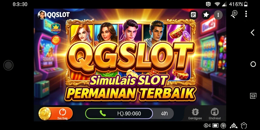 Tampilan gameplay QQSLOT yang menarik dan penuh warna.