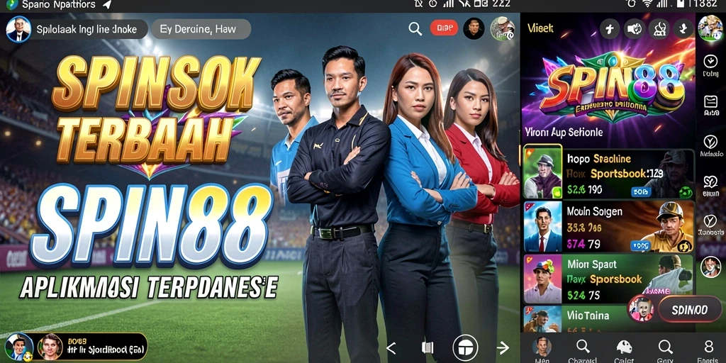 Tampilan gameplay SPIN88 yang menarik dengan berbagai pilihan taruhan.