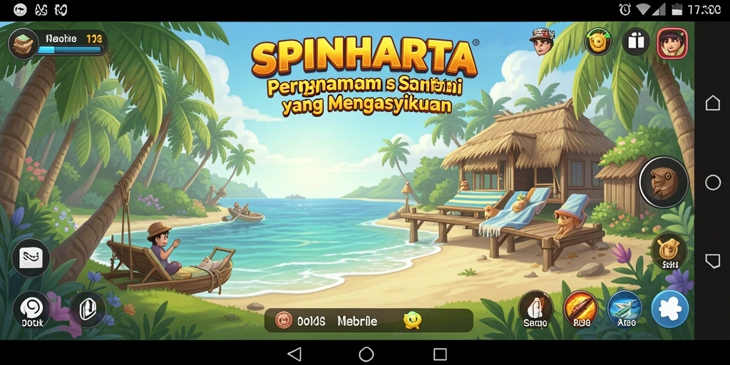 Screenshot gameplay yang menggambarkan keseruan dalam SPINHARTA.