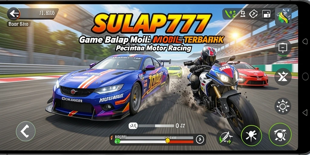 Gameplay SULAP777 yang menegangkan dalam balapan motor racing.