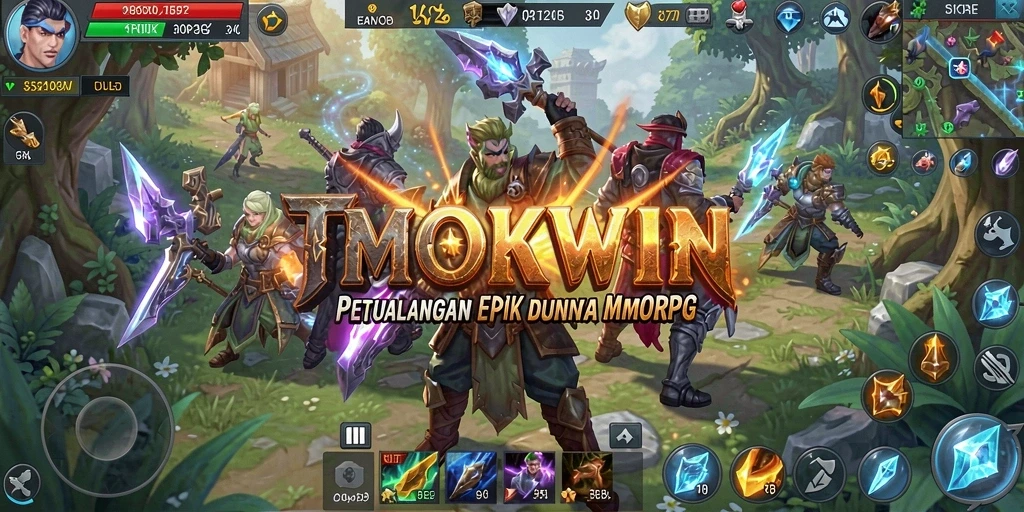 Gameplay TMOKWIN dengan aksi memukau dan petualangan yang mendebarkan.