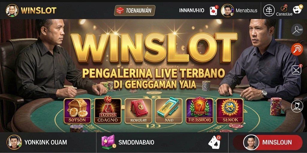 Tampilan gameplay langsung WINSLOT yang menegangkan dan interaktif.