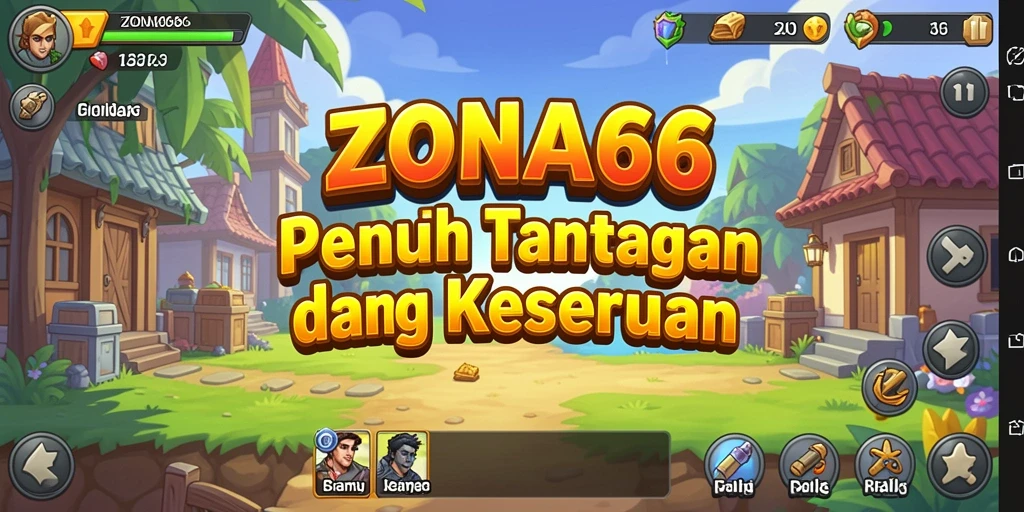 Tampilan gameplay ZONA66 yang menarik dan penuh strategi.